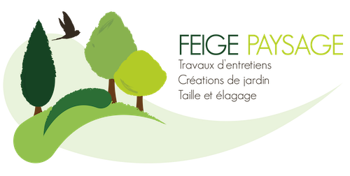 Logo de Paysagiste, Feige paysage, spécialiste en travaux d'entretiens, créations de jardin, taille et élagage sur Praz-sur-Arly en Haute-Savoie (74).
